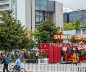 Aotea Square Container Village